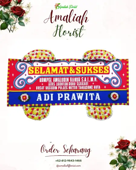 Papan Bunga Ucapan Selamat Cisempur